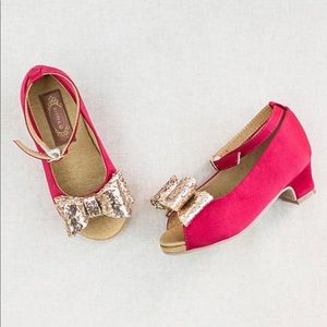 Joyfolie kids red heels